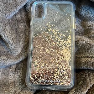 Waterfall IPhone XS Max Case-Mate Gold Glitter